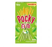 Glico Pocky Biscuits au thé vert - 50 g