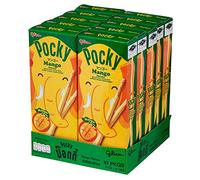 Glico Pocky Lot de 10 boîtes de bâtonnets à biscuits Parfum mangue