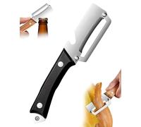 Glide Edge Stainless Steel Peeler, With Bottle Opener, Multifunctional Vegetable Peeler For Kitchen, For Pumpkin Papaya Potato Apple Cooking Accessories (Black-1)