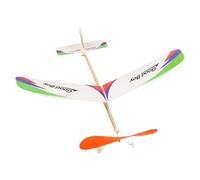 Glider Plane,Model Airplane Assembly Kit - Rubber Band Powered Early Educational Learning Toy for Boys Girls Kids Children