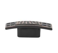 GlideRite Hardware 5431-ORB-50 Lot de 50 boutons d'armoire martel s style mission 2,5 pouces Finition bronze huil