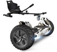 GlidingShark Hoverboard Gyropode 8.5,Self-Balancing Scooter Hummer SUV, Bluetooth ,700W Camouflege + Hoverkart Noir Camouflage G