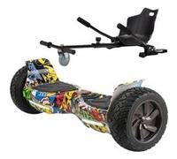 GlidingShark Hoverboard Gyropode 8.5,Self-Balancing Scooter Hummer SUV, Bluetooth ,700W Hip-hop +Hoverkart Noir Hip-hop G