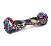 GlidingShark Hoverboard Hip-hop violet 6.5 Pouces Bluetooth LED Cadeau super Hip-hop violet G