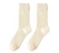 Glifora Thickened Thermal Winter Socks, Fleece Lined Crew For Men | Soft cotton blend with plush fleece lining, designed for extreme cold outdoor activities