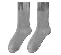 Glifora Thickened Thermal Winter Socks, Fleece Lined Crew For Men | Soft cotton blend with plush fleece lining, designed for extreme cold outdoor activities