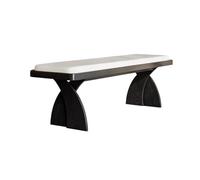 GLigeT Banc Banquette Banc Long en Bois de Style rétro à Placer au Pied du lit dans la Chambre, Le Dressing ou Salle Bain for se Changer(Petit)