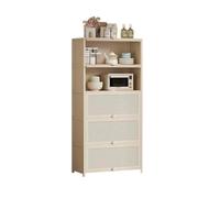GLigeT Beauté Buffet de Cuisine avec Rangement intégré for café, thé et Autres Boissons, fixé au Mur(Grand)