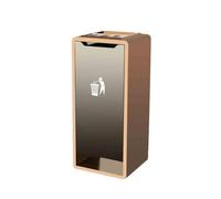 GLigeT cendrier Exterieur Poubelles d'hôtel en Acier Inoxydable, cendrier carré Vertical for Hall d'entrée, Couloir, allée, Club d'hôtel, Hall spécial cendrier Anti Odeur(Grigio)