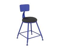 GLigeT Chaise Bar Table de Bar Ronde en Fer coloré et chaises Petit Balcon Bar Magasin de thé au Lait Tabourets Hauts Bar Tabouret(Blue)