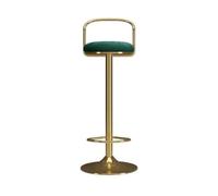 GLigeT Chaises de bar pivotantes de 65 à 80 cm - Tabouret de bar simple et pivotant - Chaise de bureau de luxe légère - Tabourets hauts pour la maison - Chaise de pub (vert)