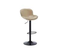 GLigeT Chaises de bar pivotantes légères et luxueuses pour maison, île, tabouret de bar, chaise haute de bar (beige)