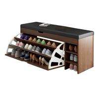 GLigeT Chambre Meuble à Chaussures Banc intégré Porte de ménage Multifonctionnel entrée Coussin Doux créatif Placard