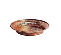 GLigeT Desserts 7 pièces pur cuivre assiette à boire fruits pain maison cadeau décoration for cuisine Diner hôtel fête En-cas(11.4cm)