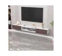 GLigeT Étagère TV Flottante Console multimédia Murale for Salon, étagères flottantes avec Porte Meuble TV Mural