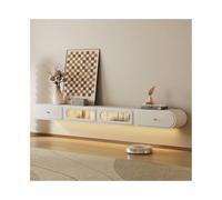 GLigeT Étagère TV Flottante Meuble TV Mural, Console multimédia for Salon et Bureau Meuble TV Mural(Grand)