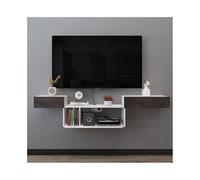 GLigeT Étagère TV Flottante Meuble TV Mural, Meuble TV Flottant, Console multimédia de Divertissement for Bureau Meuble TV Mural(160x25x40cm)