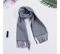 GLigeT Femme Homme Echarpe Mode Hiver Plaid écharpe Coupe Coton châles écharpes Doux décontracté écharpes écharpe Gland Femmes Hiver Chaud (Color : F)