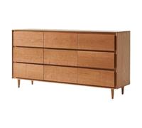 GLigeT Fonctionnalité Commode en Bois Massif, Armoire à tiroirs, Buffet de Rangement Domestique, Salon Contre Le Mur, Seau