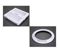 GLigeT Ménage Ventilateur d'extraction domestique, Type fenêtre murale silencieuse, salle de bains 4 pouces/6 pouces/8 pouces, ventilateur de Ventilation for toilettes Cuisine(20 * 20cm)