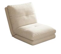 GLigeT Salons Canapé Paresseux for Dormir et s'incliner, Petit canapé Simple avec Dossier de lit, Chaise Sol(Blanc)