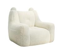GLigeT Salons Canapé Pouf Simple for Petit Espace, for Chambre à Coucher et Balcon, Tatami, Chaise Longue paresseuse(Blanc,Petit)