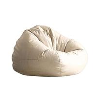 GLigeT Salons Fauteuil Poire Simple, canapé Paresseux for Balcon intérieur, Chambre à Coucher et Salon(Beige,Grand)