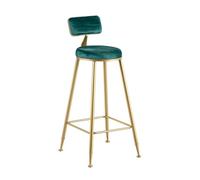 GLigeT Tabouret Bar Tabourets de Bar en Fer Vert for Usage Domestique, Ensemble de 2 chaises Hautes for Restaurant décontracté Chaise de Bar