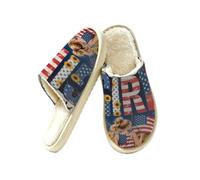 Glilade Pantoufles d'intérieur douces et chaudes pour femme, All American Girl, 41/42 EU