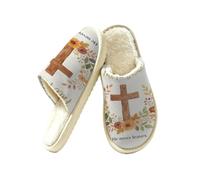 Glilade Pantoufles d'intérieur douces et chaudes pour femme | Chaussons confortables en mousse à mémoire de forme avec doublure en peluche, il ne quitte jamais