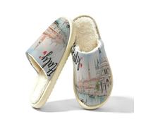 Glilade Pantoufles d'intérieur douces et chaudes pour femme, italie, 41/42 EU
