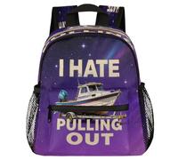 Glilade Sac à dos léger pour tout-petits garçons et filles, sac à dos d'école avec boucle de poitrine, sac à dos léger pour maternelle, voyage, crèche, camping (dirigeable haine tirant)