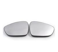 GLILAR Verre Recul de Miroir Compatible avec Peugeot pour Rcz 2010 2011 2012 2013 2014 2015 Verre De Remplacement en Verre De Rétroviseur Convexe Chauffant pour Rétroviseurs De Voiture(Pair)