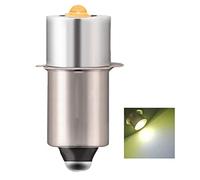 GLIMDA DC 6-24 V P13.5S/PR2 Ampoule de lampe de poche LED blanche, kit de conversion LED pour 4, 5, 6 cellules C&D, lampe de poche, lanterne, vélo, lampe de travail, ampoules Maglit.
