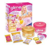 GLIME Deluxe Slime Kit avec 2 Figurines et Accessoires | Coffret Deluxe avec 2 slimes, décorations, paillettes, figurines et flacons personnalisables