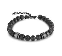 Glimmerday Bracelet Homme Personnalisé, Nom Personnalisable Bracelet Vintage père Pierre Rrécieuse Naturelle, Cadeau Fête des Pères, Cadeau pour Mari Fils Grand-Père
