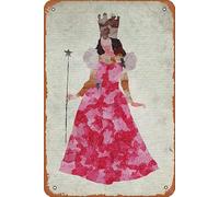 Glinda The Good Witch Poster en métal rétro vintage 20,3 x 30,5 cm