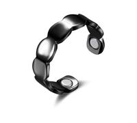 Glintara Bague magnétique pour femme - Bague d'anxiété ouverte et réglable avec force magnétique puissante - Bague vitale en argent pour perdre du poids et réduire l'anxiété - Bague vitale tendance