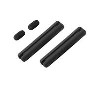 Glintbay Kit de plaquettes de nez et chaussettes d'oreilles en caoutchouc pour lunettes de soleil Maui Jim Breakwall MJ422 Noir