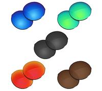 Glintbay Lot de 5 paires de verres de rechange pour Oakley Madman OOO6019 Pack-BBRGB