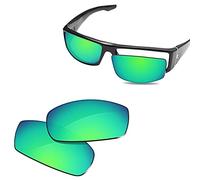 Glintbay Verres de rechange 100% compatibles avec Spy Optic Cooper XL, Vert (Miroir vert polarisé.), Small