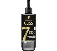 Gliss 7 Sec Express Repair Cure Ultimate Repair (200 ml) - Répare les cheveux très abîmés et secs - Avec kératine liquide et système HAPTIQ - Pour cheveux 100% plus forts