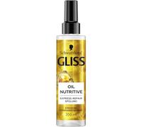 Gliss Après-shampoing réparateur express Oil Nutritive (200 ml), nourrit les cheveux abîmés et rêches, avec protection thermique jusqu'à 230 °C