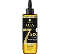 Gliss Kur 7 Sec Express Repair Cure Oil Nutritive (200 ml) répare les cheveux en seulement 7 secondes, pour des cheveux 7 fois plus forts et 7 fois moins de casse