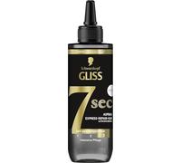 Gliss Kur 7 Sec Express Repair Cure Ultimate Repair (200 ml) répare les cheveux en seulement 7 secondes, pour des cheveux 7 fois plus forts et 7 fois moins de casse