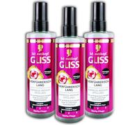 Gliss Lot de 3 après-shampoings réparateurs longs et séduisants 3 x 200 ml