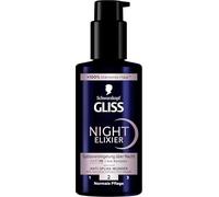 Gliss Night Elixir Miracle anti-fourches (100 ml), sérum capillaire sérum capillaire pour sceller les pointes fourchues pendant le sommeil, soin capillaire répare les cheveux durablement