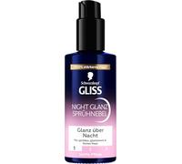 GLISS Night Glanz Spray de soin en spray (100 ml) avec système de collage HaptIQ et complexe soyeux pour cheveux cassants, ternes et fins, renforce et nourrit intensément pendant la nuit