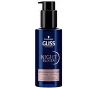 Gliss Night Lot de 6 sérums de nuit anti-fourches et cheveux abîmés 100 ml