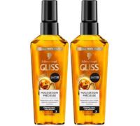 GLISS - Schwarzkopf - Huile de Soin Précieuse - Reparation ultra-ciblée - Apporte Résistance & Nutrition - Haptiq System - Cheveux Secs & Très Abîmés - Cheveux 100% Plus Forts - Soin Intense - 75ml